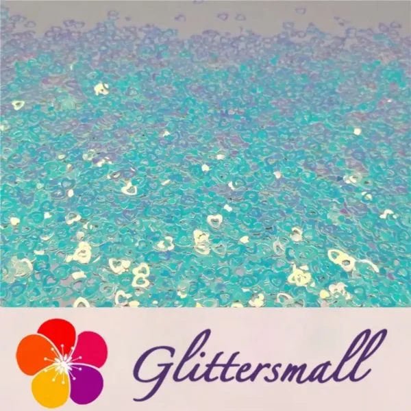 IMG_20191102_160453_a594fbab-34ac-4daf-aefb-953782472f60.webp 4mm Hollow Out Heart Shaped Dream Blue Iridescent Glitter C021R