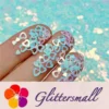 IMG_20191102_160524_93fa679a-00cd-4e12-b5ef-0af07c6cab5b.webp 4mm Hollow Out Heart Shaped Dream Blue Iridescent Glitter C021R