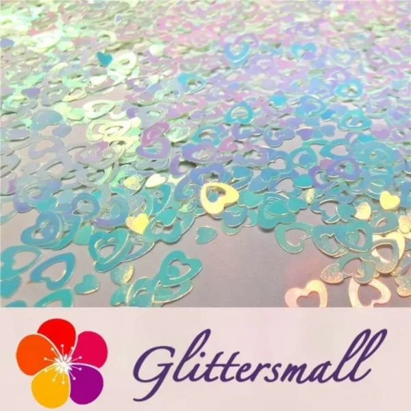 IMG_20191102_160603_e9c2eb5f-8f6c-427a-8b09-513589e68bf3.webp 4mm Hollow Out Heart Shaped Dream Blue Iridescent Glitter C021R