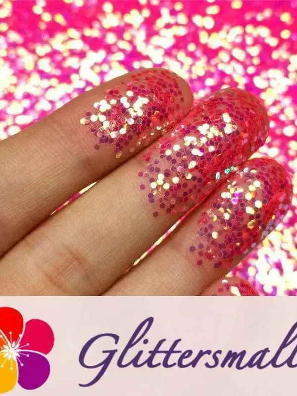 1mm Hexagon Shaped Iridescent Glitter FC339