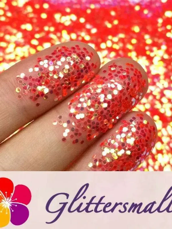 1mm Hexagon Shaped Iridescent Glitter FC334