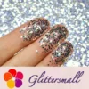 1mm Hexagon Shaped Iridescent Glitter FE-F321A
