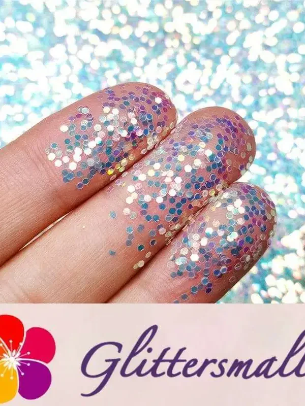 1mm Hexagon Shaped Iridescent Glitter FC321
