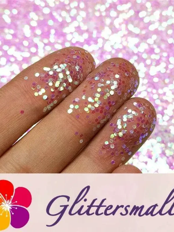 1mm Hexagon Shaped Iridescent Glitter FC322