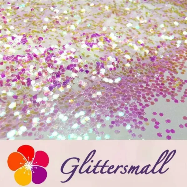 1mm Hexagon Shaped Iridescent Glitter FC322