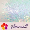 IMG_20191113_135725_90e0f77c-856b-4b84-867b-81f24f3cef84.webp 3/4/5mm Four Pointed Star Shaped Ice Blue Iridescent Glitter C021R