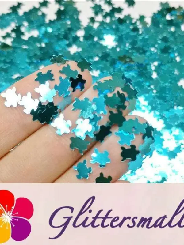 IMG_20191113_140347_034e92a5-8a62-45ff-8a2f-94554ee3314b.webp 6mm Turtles Shaped Sky Blue Glitter B0711