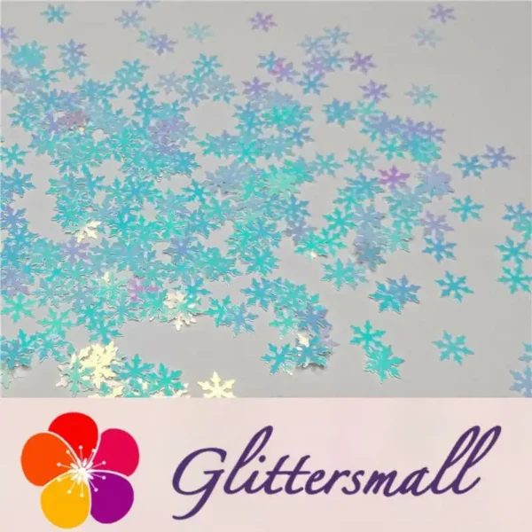 IMG_20191114_204438_f67aa4fb-773f-4b8c-8d1b-1a5af6eea805.webp 9mm Snowflake Shaped Iridescent Glitter C021R