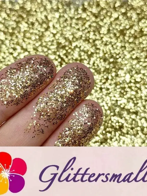 0.2mm hexagon gold cosmetic grade biodegradable glitter in bulk BIO002