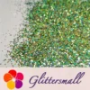 IMG_20191129_141946.webp 0.8mm Hexagon Cosmetic Grade Holographic Green Glitter SLG008