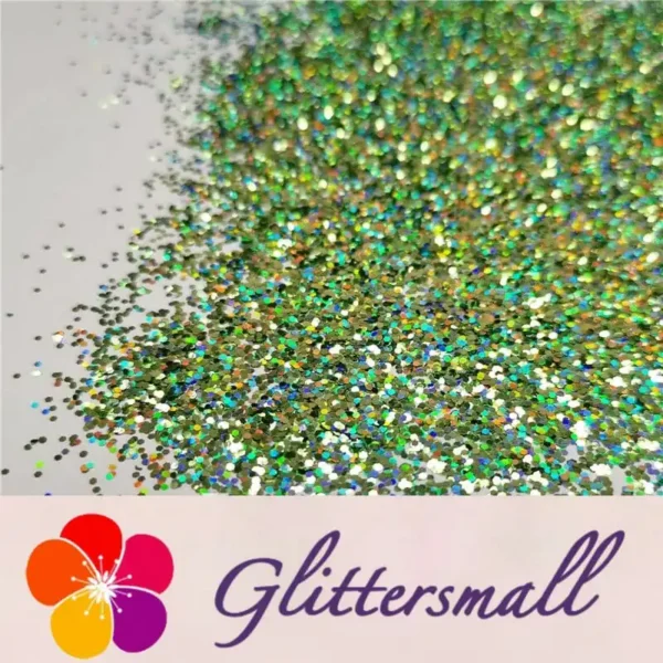 IMG_20191129_141946.webp 0.8mm Hexagon Cosmetic Grade Holographic Green Glitter SLG008