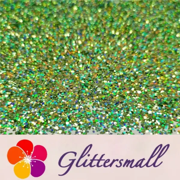 IMG_20191129_142004.webp 0.8mm Hexagon Cosmetic Grade Holographic Green Glitter SLG008