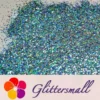 0.8mm Hexagon Cosmetic Grade Holographic Sky Blue Glitter SLG009