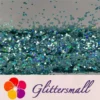 0.8mm Hexagon Cosmetic Grade Holographic Sky Blue Glitter SLG009