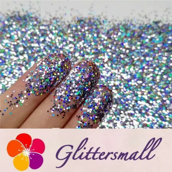 0.8mm Hexagon Cosmetic Grade Holographic Metallic Glitter SLG004