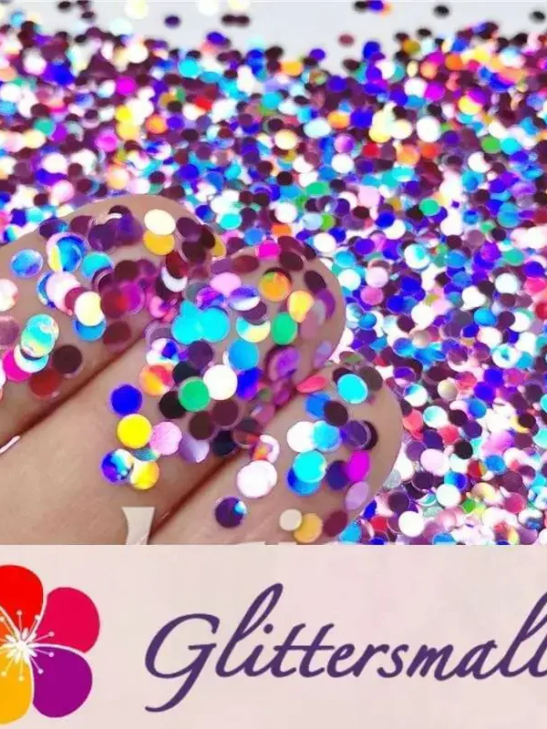 9mm Eight Pointed Star Shapes Laser Silver Glitter LB0100 - 9mm-450g-1lb - 35x32x600mm(2pcs)
