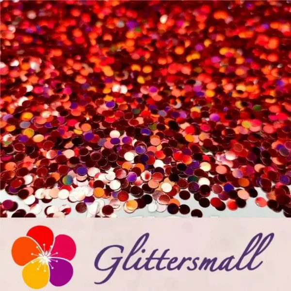 IMG_20191226_204151_39806726-15a2-4879-90f0-35e50043bedb.webp 3mm Round Shapes Laser Red Glitter LB0300