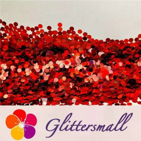 IMG_20191226_204431_d191a872-3328-4696-a807-3b770b9a7f35.webp 3mm Round Shapes Laser Red Glitter LB0300
