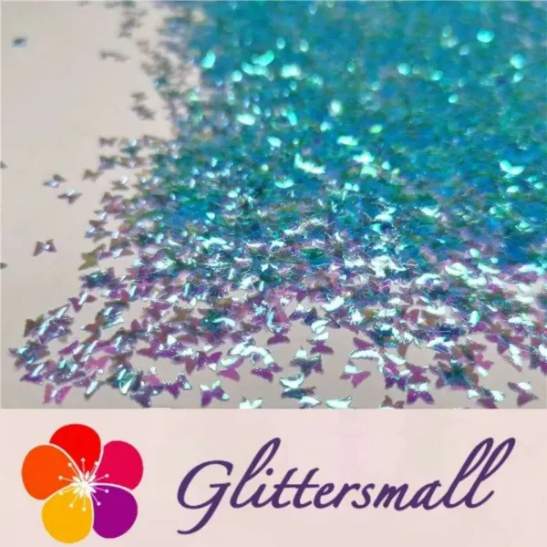 IMG_20191226_220857.webp 3mm Butterfly Shaped Iridescent Sky Blue Glitter C007