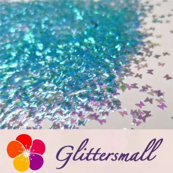 IMG_20191226_220901.webp 3mm Butterfly Shaped Iridescent Sky Blue Glitter C007