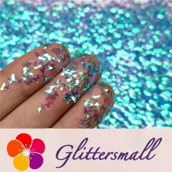 IMG_20191226_220925.webp 3mm Butterfly Shaped Iridescent Sky Blue Glitter C007