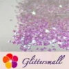 3mm Butterfly Shaped Iridescent Dream Blue Glitter C004