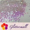 3mm Butterfly Shaped Iridescent Dream Blue Glitter C004