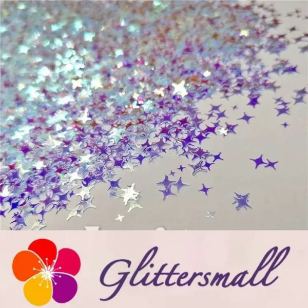 IMG_20191227_165223_ef6b2b0f-92c5-4418-8d00-95a2119d3853.webp 3/4/5mm Four Pointed Star Mixed Royal Blue Iridescent Glitter FE-F321A