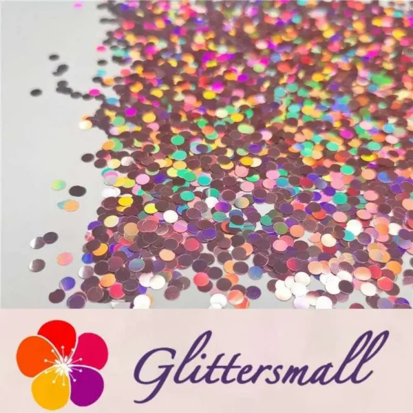 IMG_20191230_204831_8f40ac39-d7a8-47e2-b15e-13c2c63347e2.webp 3mm Round Shaped Holographic Hazy Pink Glitter LB0911