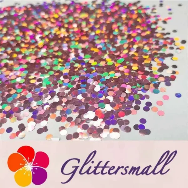 IMG_20191230_204836_5b429f49-a14e-47c6-af44-7b3e96263c73.webp 3mm Round Shaped Holographic Hazy Pink Glitter LB0911