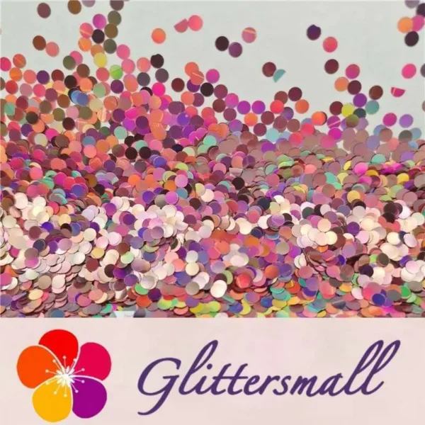 IMG_20191230_210029_e8ebabbd-a5d5-46d2-aec8-30b7c3668388.webp 3mm Round Shaped Holographic Hazy Pink Glitter LB0911