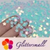IMG_20191230_210417_b35400e4-f85f-43bc-b671-893c562b8207.webp 5mm Cherry Blossoms (Sakura) Shaped Iridescent Ice Blue Glitter C021R