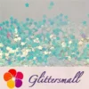 IMG_20191230_210513_567db652-d5f4-4b6c-867f-ae436b4939a3.webp 5mm Cherry Blossoms (Sakura) Shaped Iridescent Ice Blue Glitter C021R