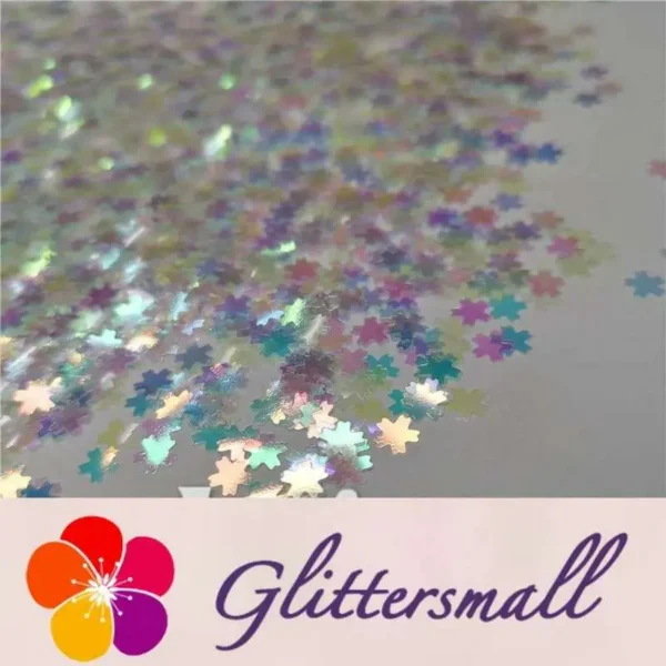 IMG_20191230_211117_9184f0b3-825c-4eb1-959a-fa9db5d2f595.webp 5mm Cherry Blossoms (Sakura) Shaped Iridescent Rainbow Glitter C022