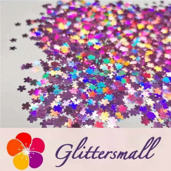 IMG_20191230_211710_3565d328-6bbc-443a-bfb4-d0ad0e4a4a6d.webp 5mm Cherry Blossoms (Sakura) Shaped Holographic Pink Glitter LB0901
