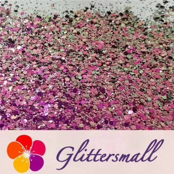 Mixed Hexagon Phantom Iridescent Glitter XCC004B