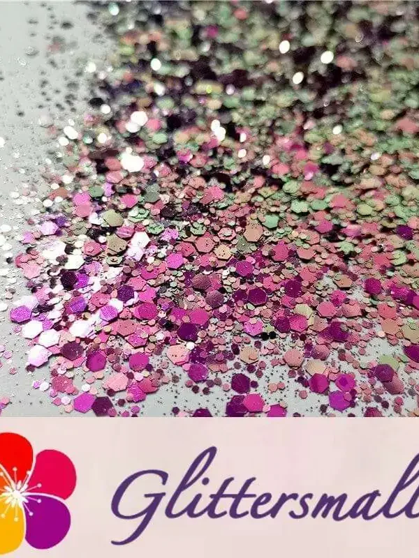 Mixed Hexagon Phantom Iridescent Glitter XCC004B