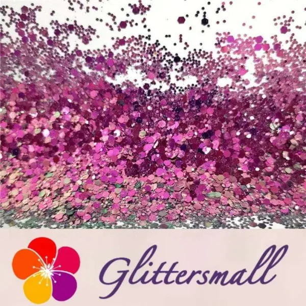 Mixed Hexagon Phantom Iridescent Glitter XCC004B