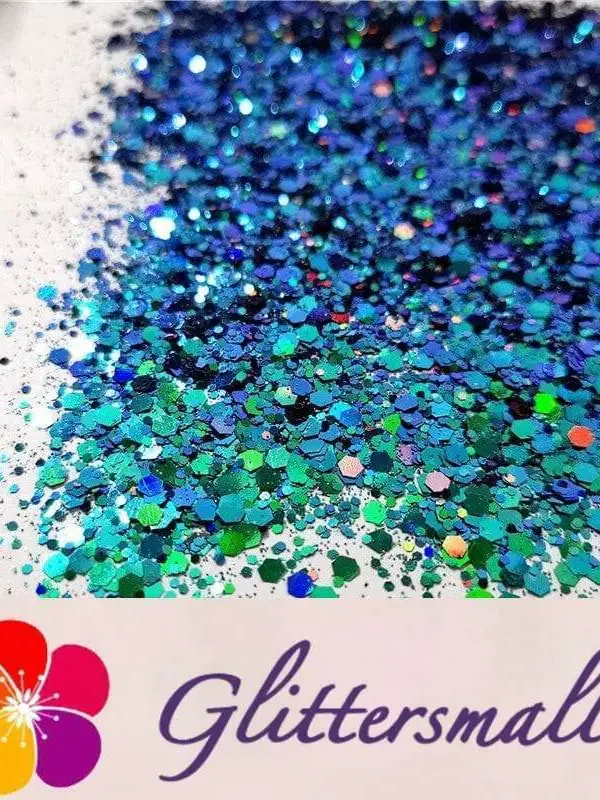 Mixed Hexagon Phantom Iridescent Glitter XLL010A