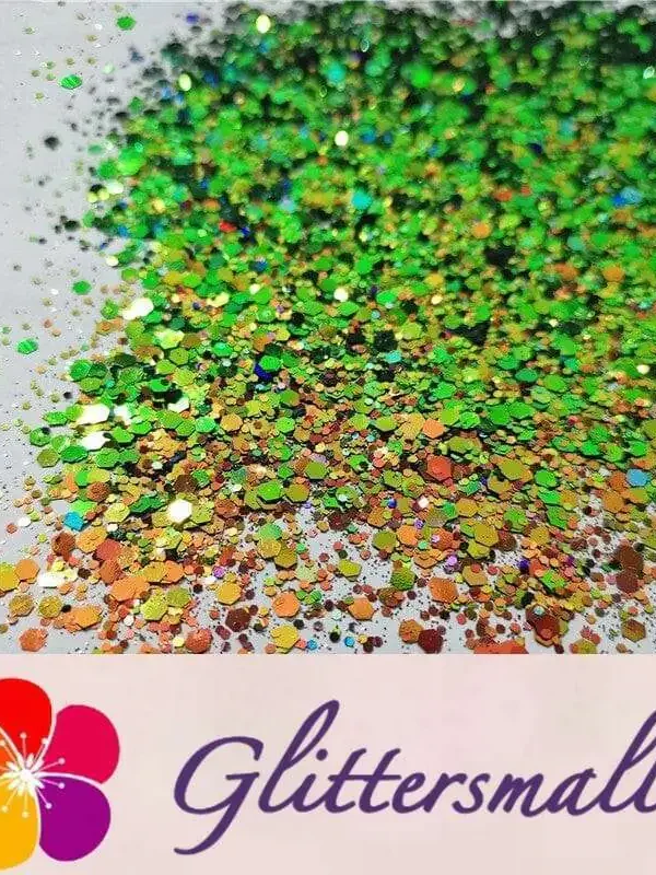 Mixed Hexagon Phantom Iridescent Glitter XLL010B