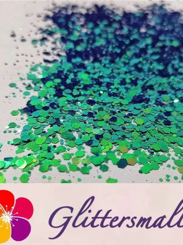 Mixed Hexagon Phantom Iridescent Glitter XCC209D