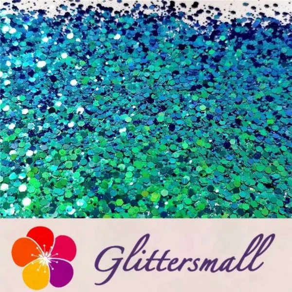 Mixed Hexagon Phantom Iridescent Glitter XCC209A