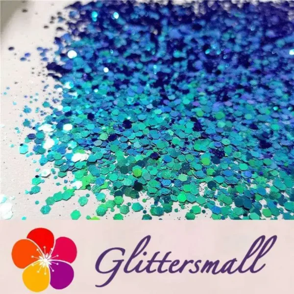 Mixed Hexagon Phantom Iridescent Glitter XCC209A