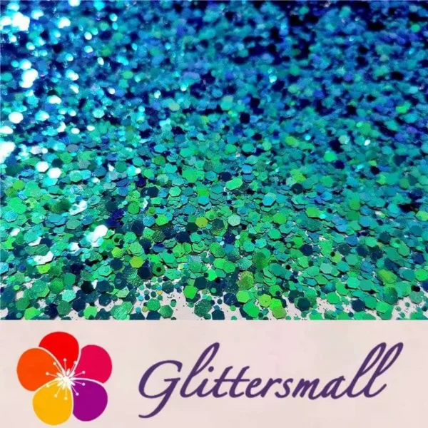 Mixed Hexagon Phantom Iridescent Glitter XCC209A
