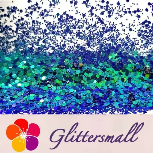 Mixed Hexagon Phantom Iridescent Glitter XCC209A