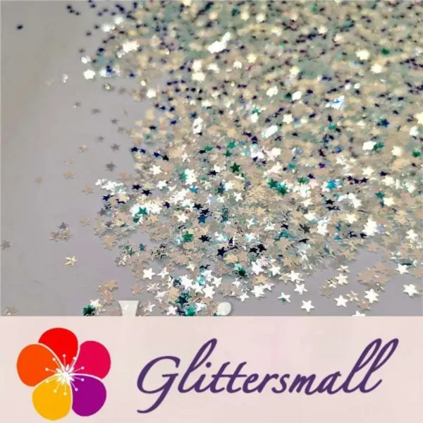 IMG_20200124_133639_ca996108-31aa-4fc1-97ee-df3257cd84e8.webp 3mm Star Shaped Green Iridescent Glitter LZ321A