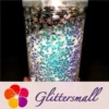 3mm Butterfly Shaped Green Iridescent Glitter LZ321A