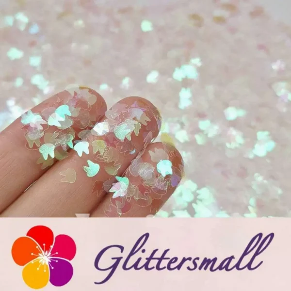 IMG_20200124_140600_5eae77ff-1d2b-4e44-ab2f-673cccefcedb.webp 4mm Rabbit Bunny Shapes Dream Pink Iridescent Glitter C003