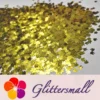 4mm Rabbit Bunny Shapes Gold Glitter B0203