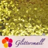 4mm Rabbit Bunny Shapes Gold Glitter B0203